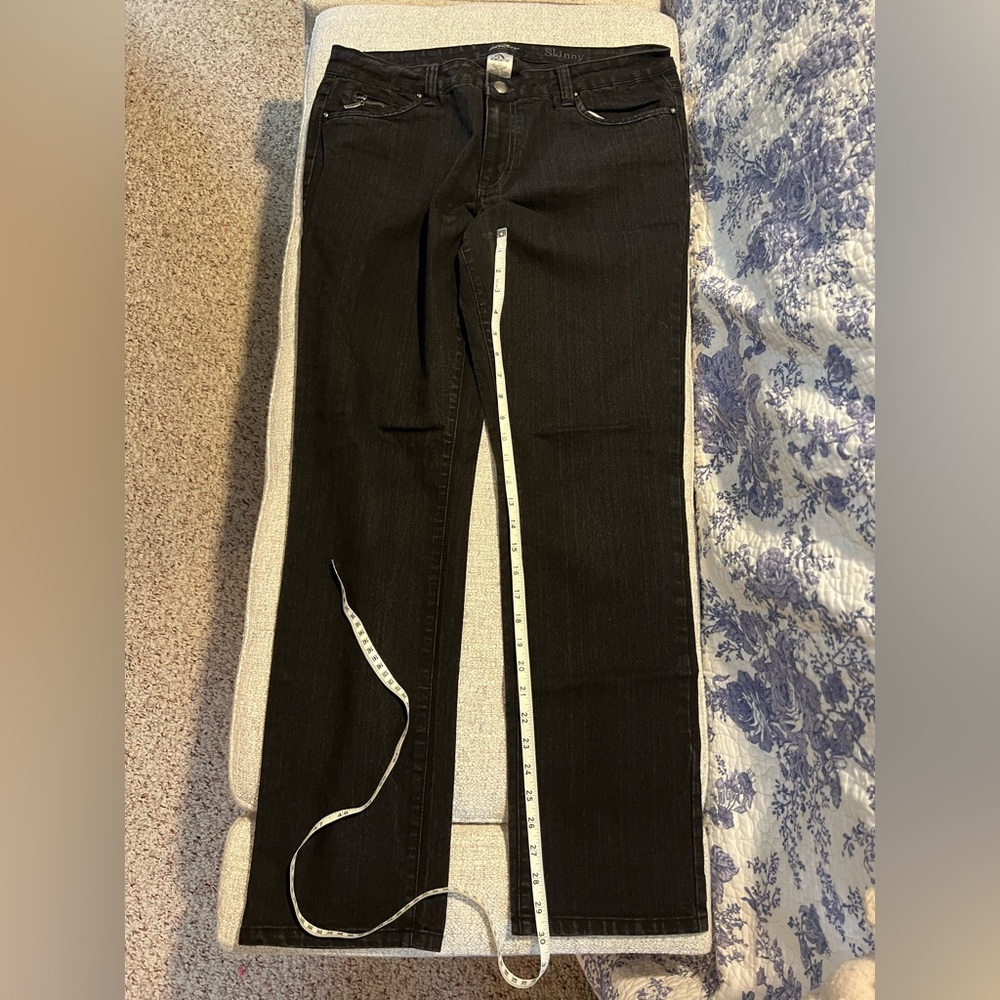 Y2K Jordache Women's Straight Leg Black Jeans